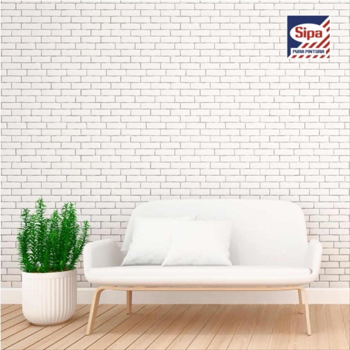 SIPA - Látex acrílico antihongos blanco 1 gal