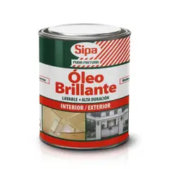 SIPA - Óleo brillante blanco 1/4 gal