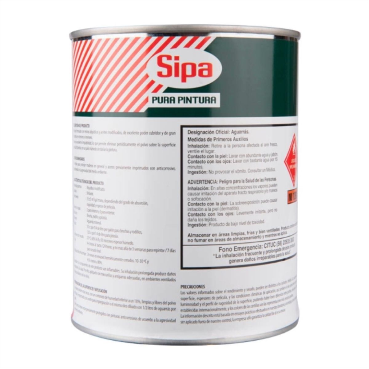 SIPA - Óleo brillante blanco 1/4 gal