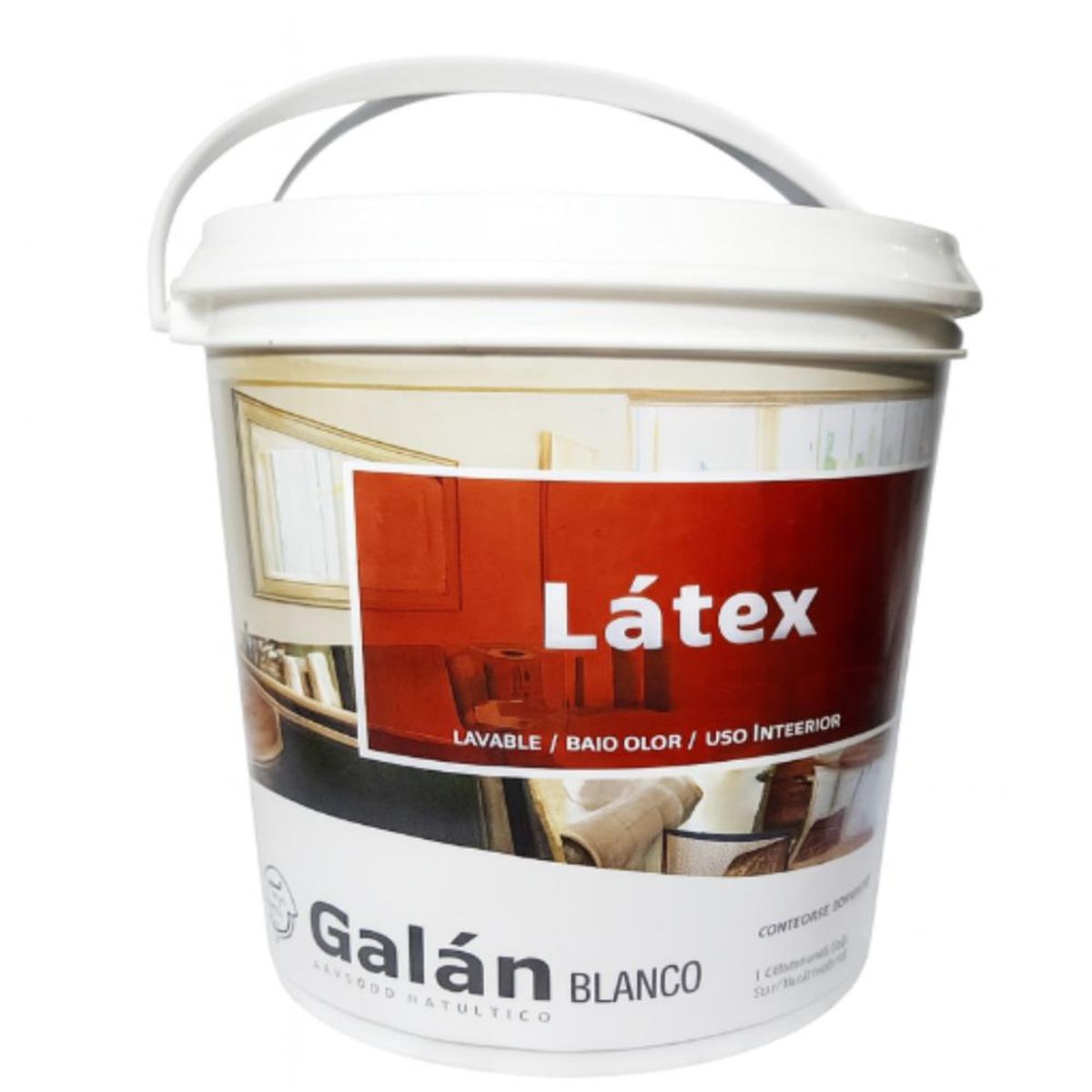 GENERICO - Pintura Galon Latex Blanco Mate Galan