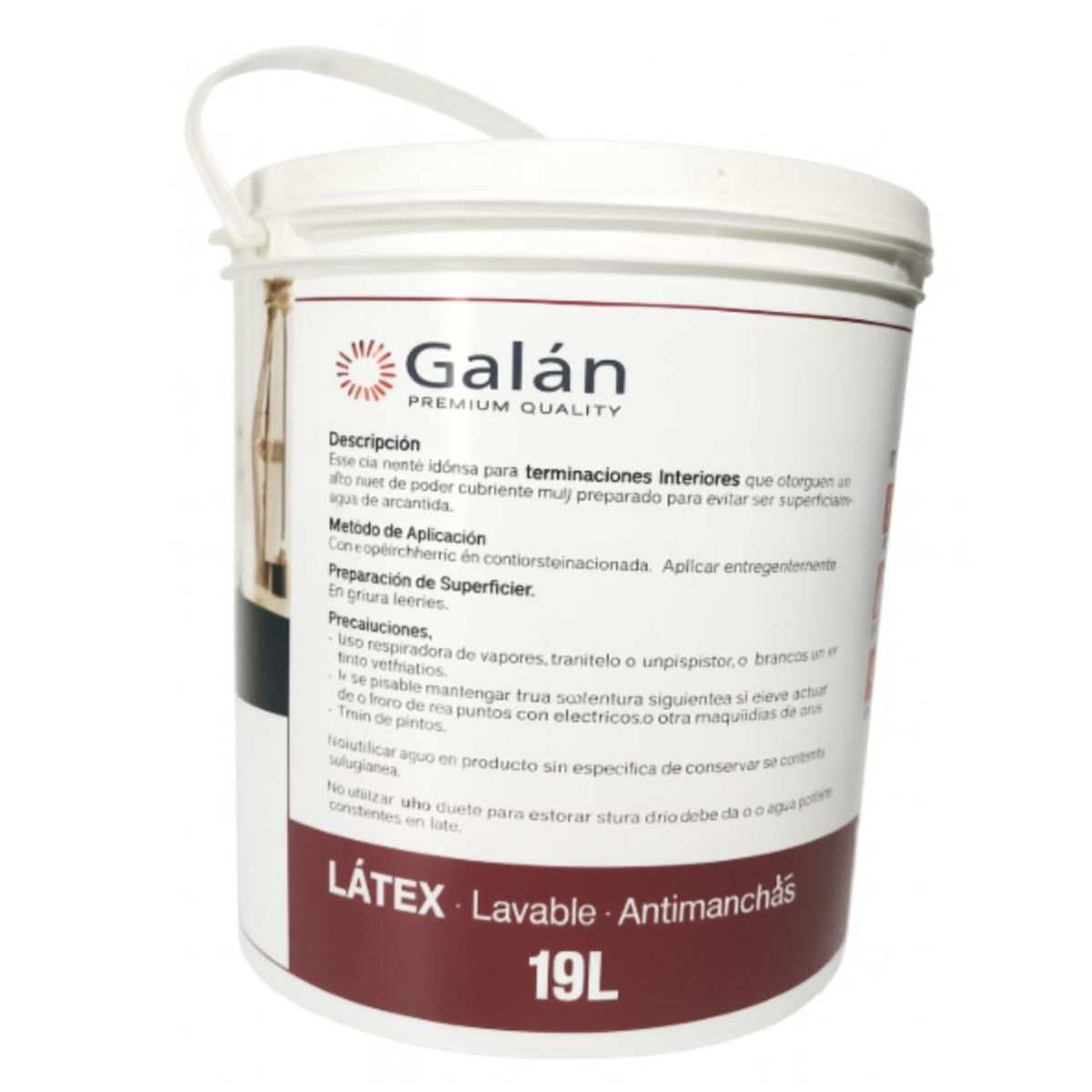GENERICO - Pintura Galon Latex Blanco Mate Galan