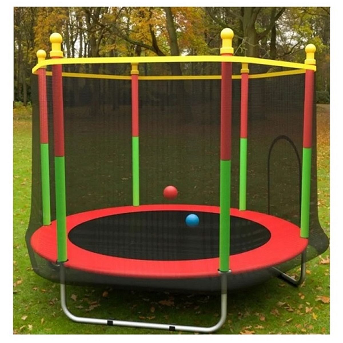 GENERICO - CAMA ELASTICA TRAMPOLIN SALTARINA  ROJA