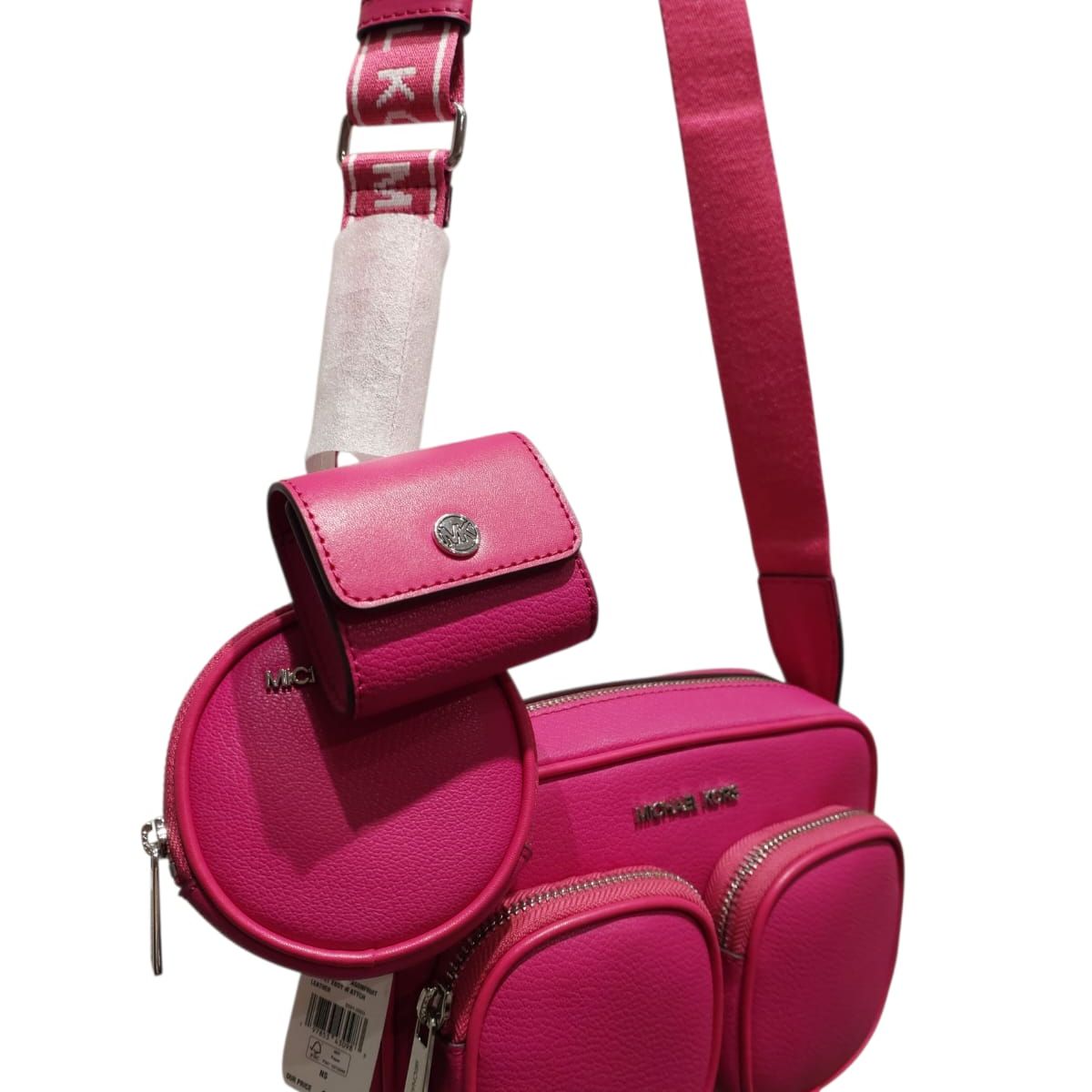 MICHAEL KORS - Crossbody Michael Kors Jet Set Item xbdy fucsia