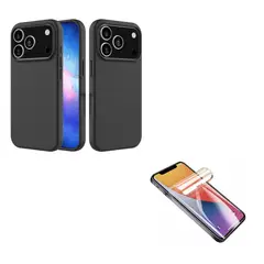 JOIGO - Carcasa Lamina Clear Para iPhone 17 Pro Negro