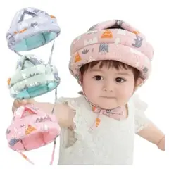GENERICO - Gorro Protector Cabeza Acolchado Anti Golpes Bebé Color Niña