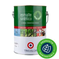 TRICOLOR - Esmalte sintético base agua blanco 1 gal