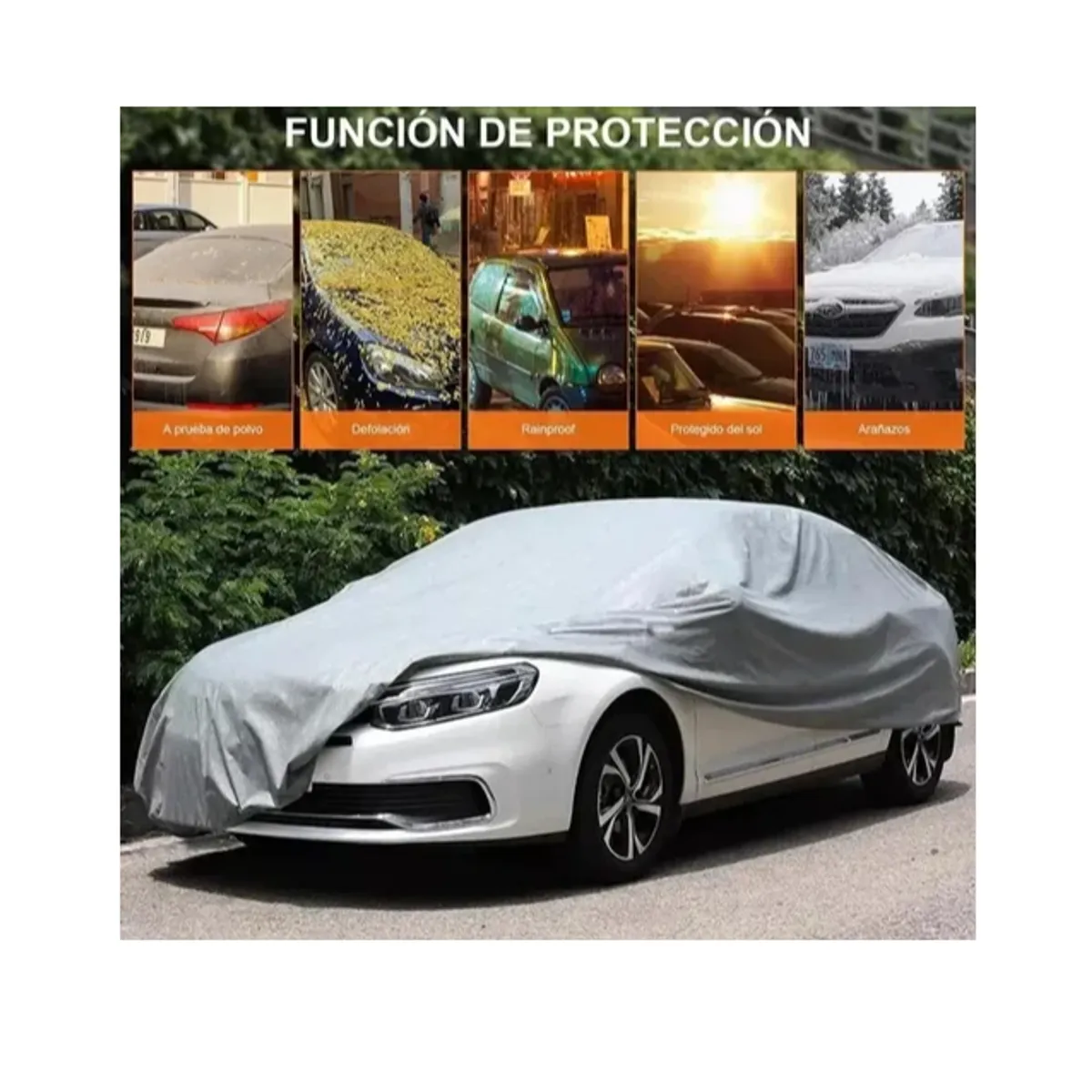 GENERICO - Funda Impermeable Cobertor Para Auto Talla Xl