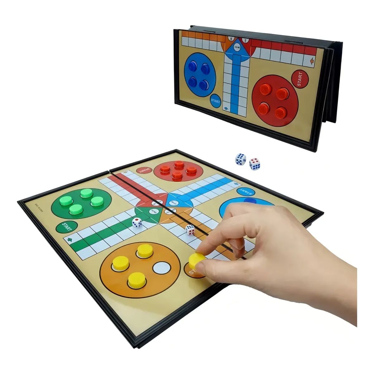 GENERICO - Juego De Mesa Ludo Magnético Clásico