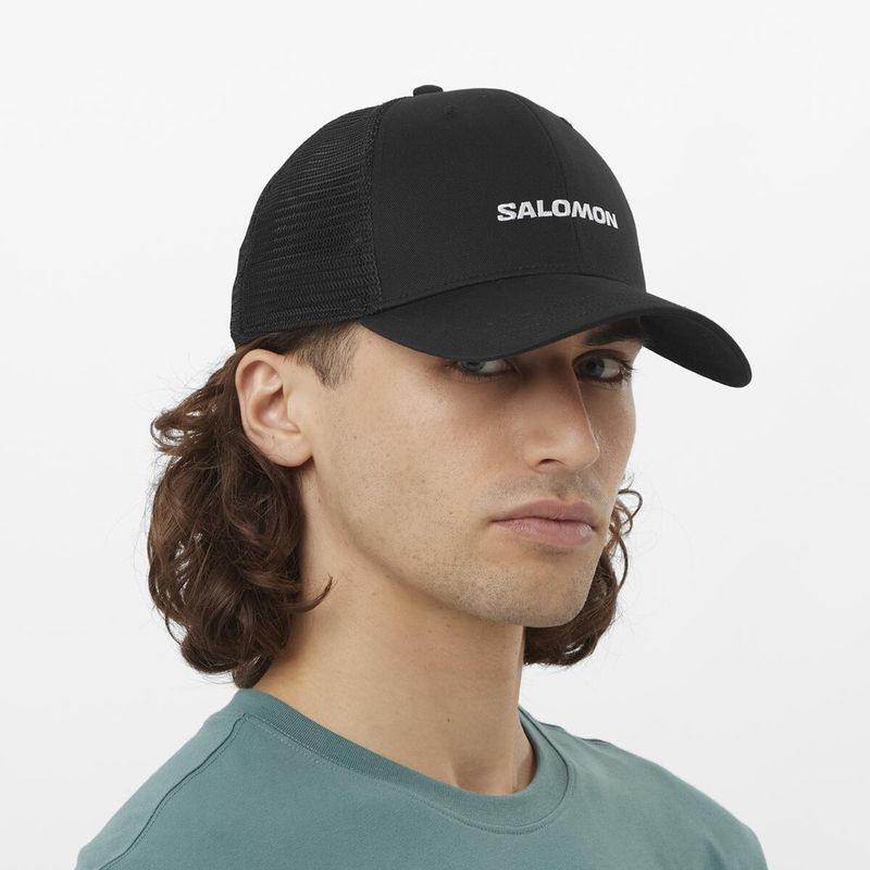 SALOMON - Jockey Cap Trucker U Negro Salomon