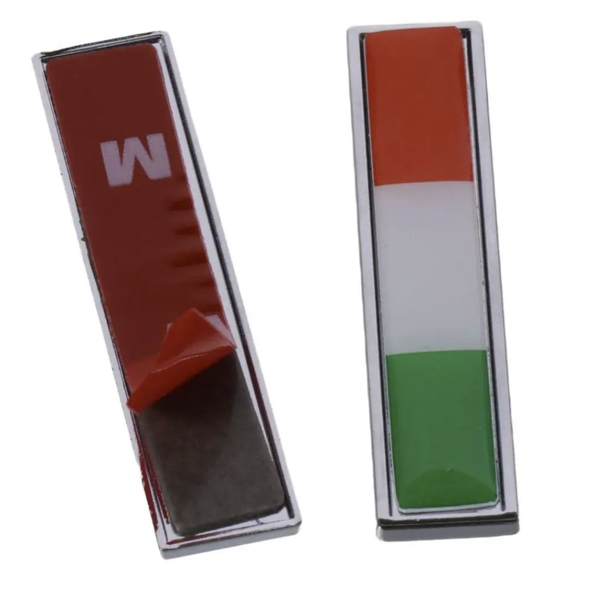 GENERICO - Par Insignia Logo Adhesivo Bandera Italia Italiana