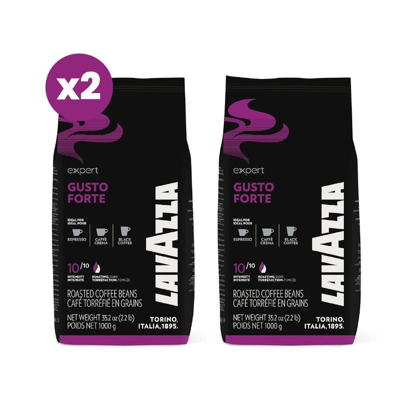 LAVAZZA - Café Lavazza X2 Kilos Gusto Forte Cafe En Grano