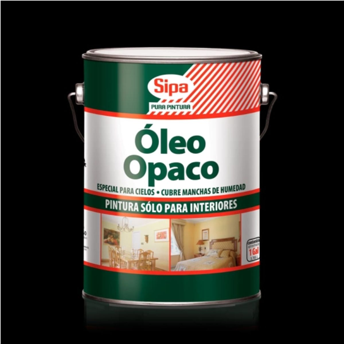 SIPA - Óleo opaco negro 1 gal