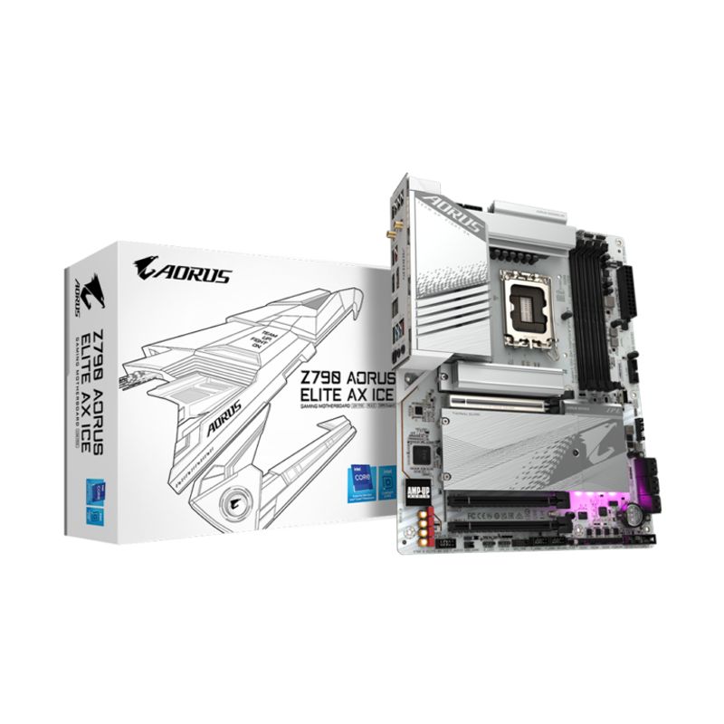 AORUS - Placa Madre Gigabyte Z790 Aorus Elite AX Ice LGA1700 DDR5