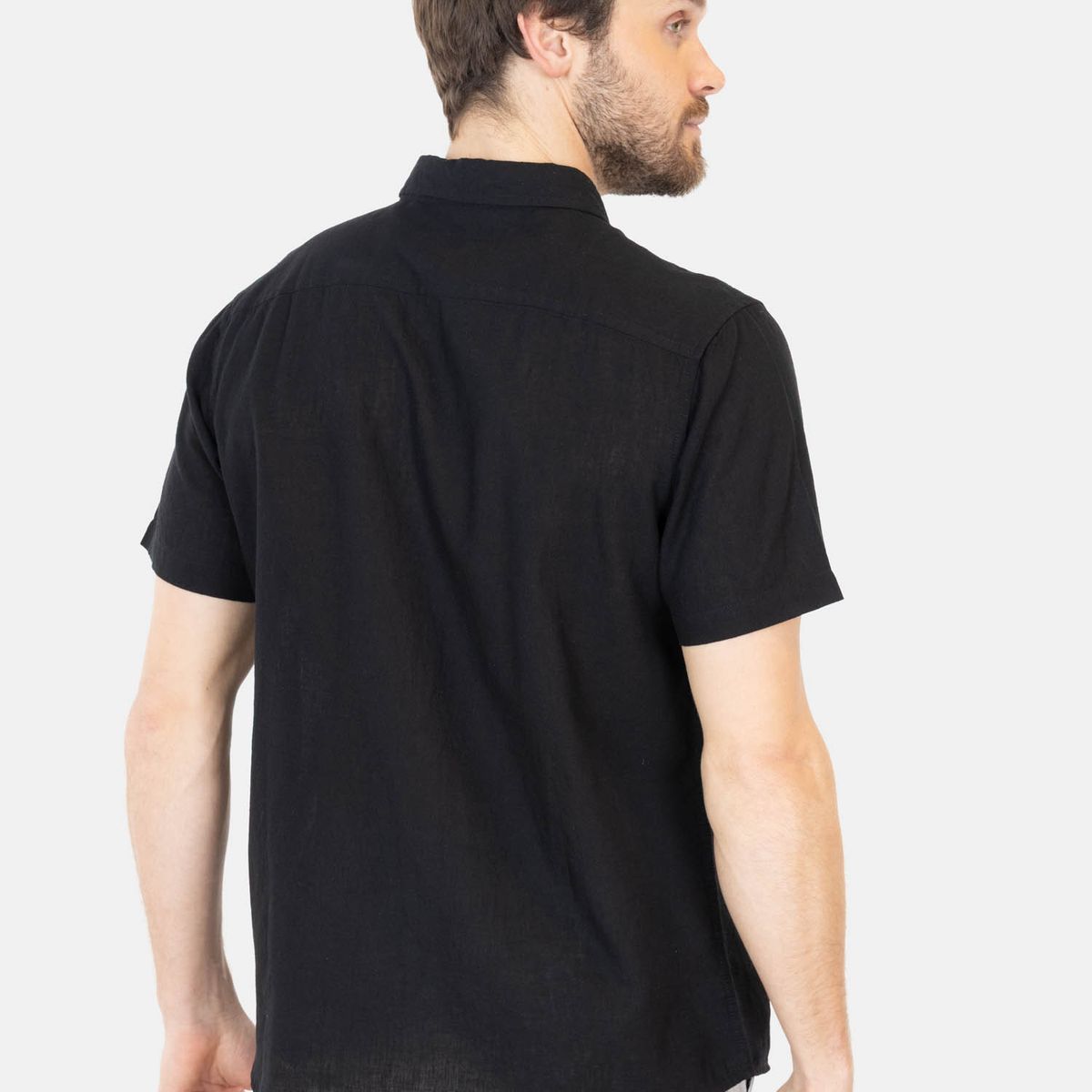 MAUI AND SONS - Camisa MC Kairu Negro Hombre Maui And Sons