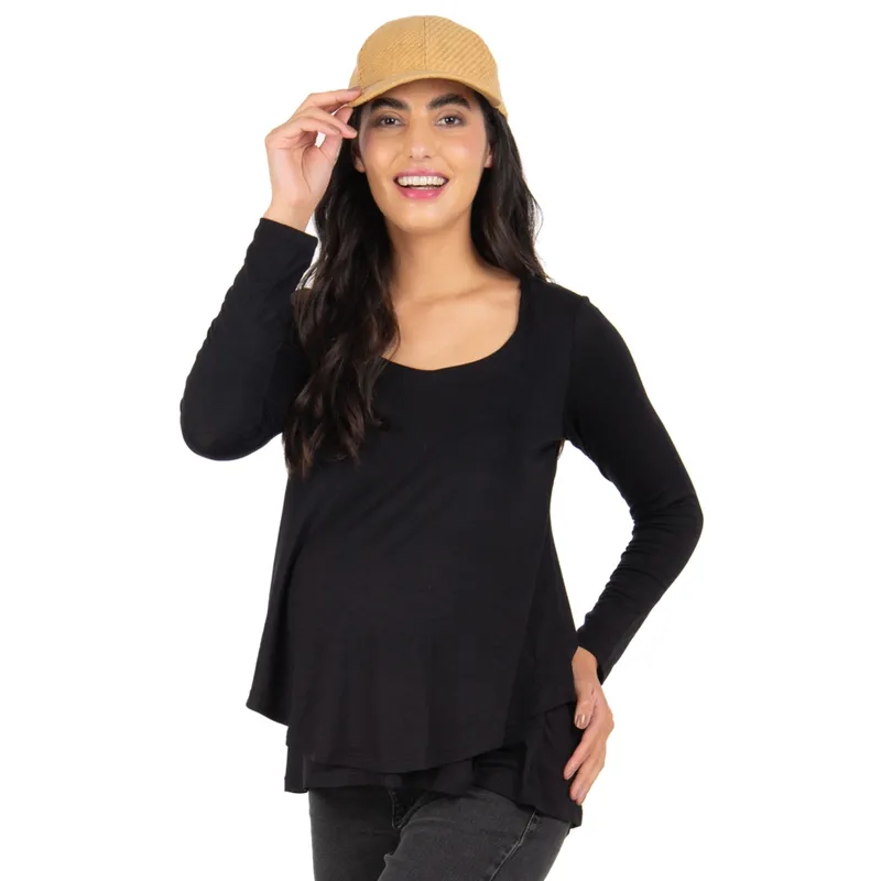 MADREMIA - Polera Maternal Lactancia Barbara Madremía