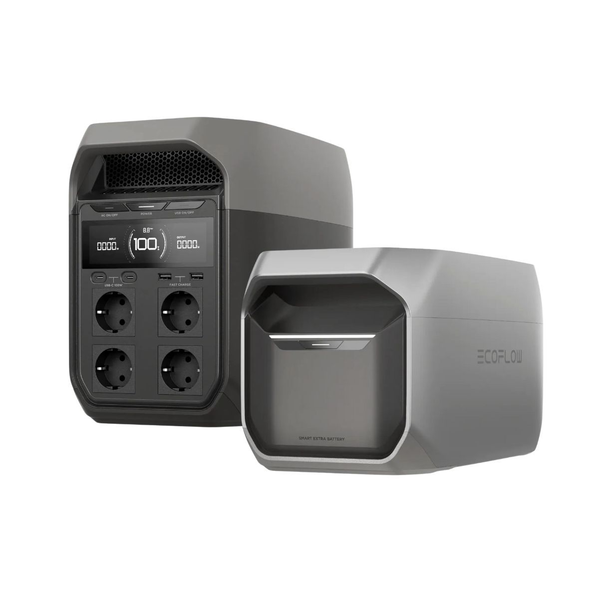 ECOFLOW - EcoFlow  Generador Delta 3 + Batería Adicional Delta 3