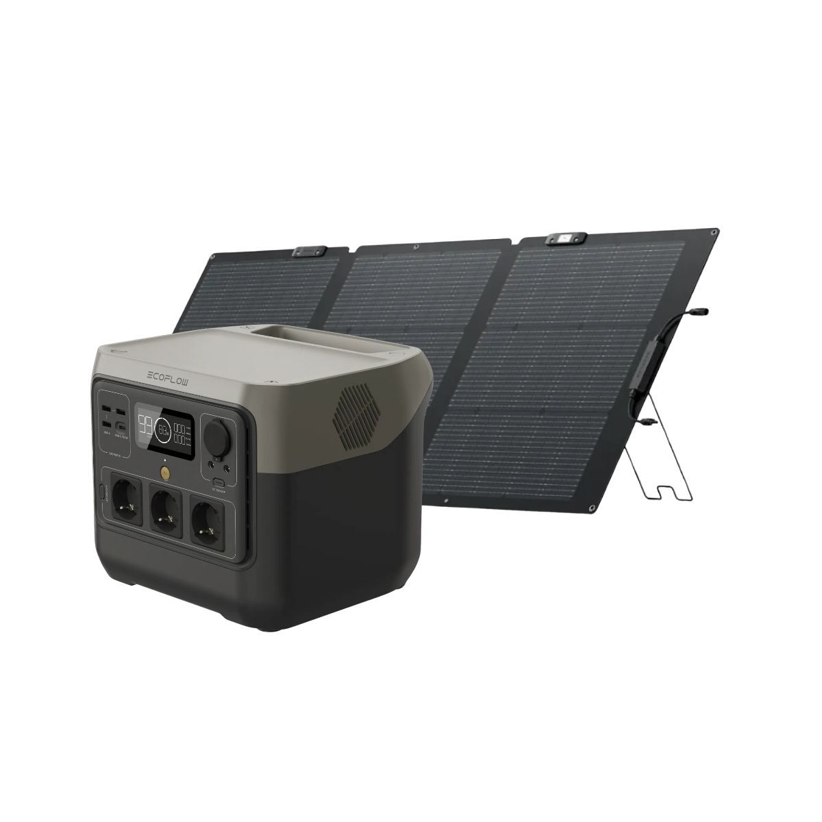 ECOFLOW - Generador EcoFlow River 2 Pro + 160W Panel Solar