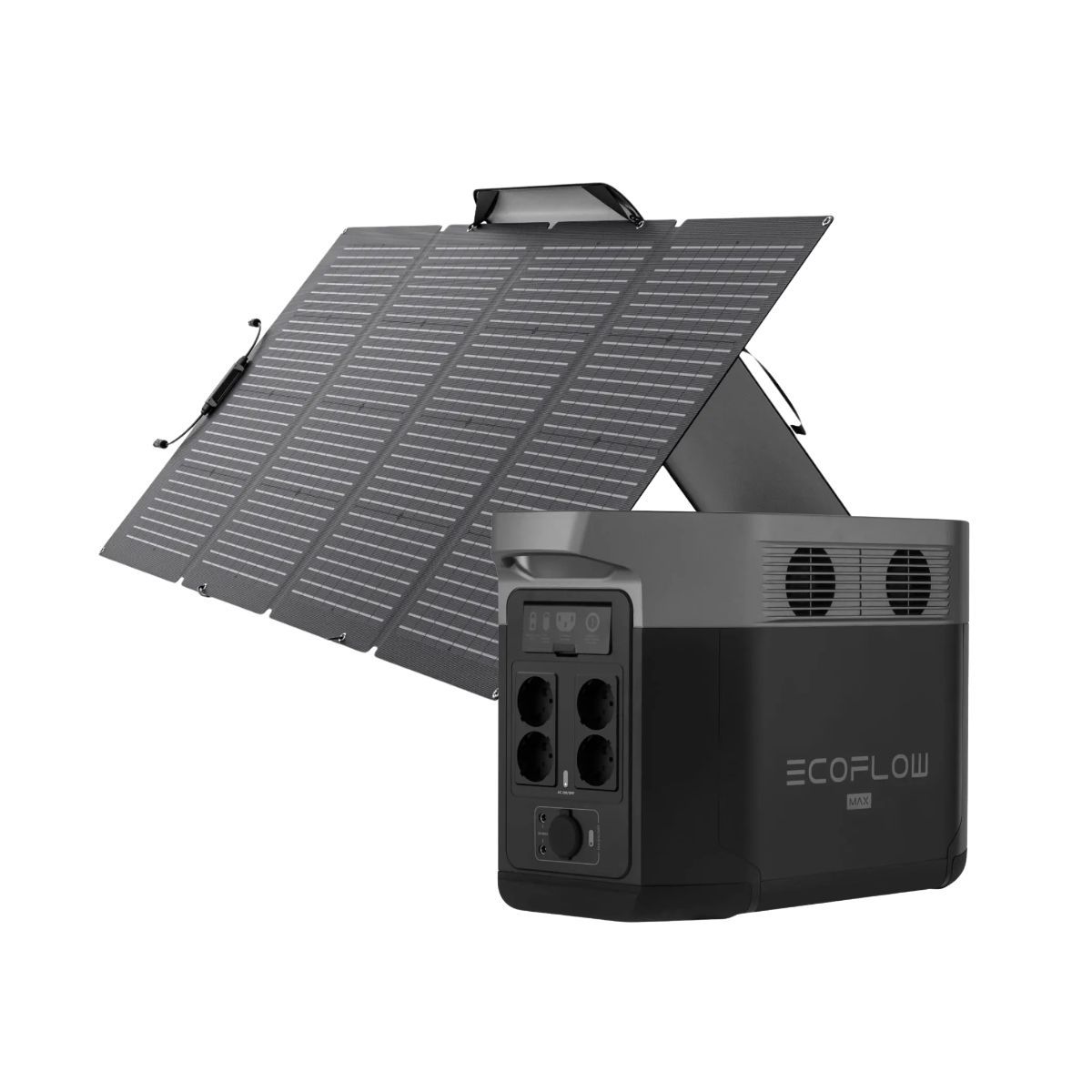 ECOFLOW - EcoFlow Generador Delta 2 Max + 220W Panel Solar