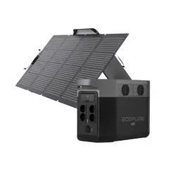 ECOFLOW - Generador Delta 2 Max + 220W Panel Solar