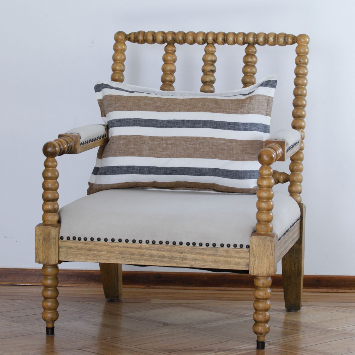 NATURALINO - Funda de Almohada Lino - 50x90 cm - Roca - Naturalino