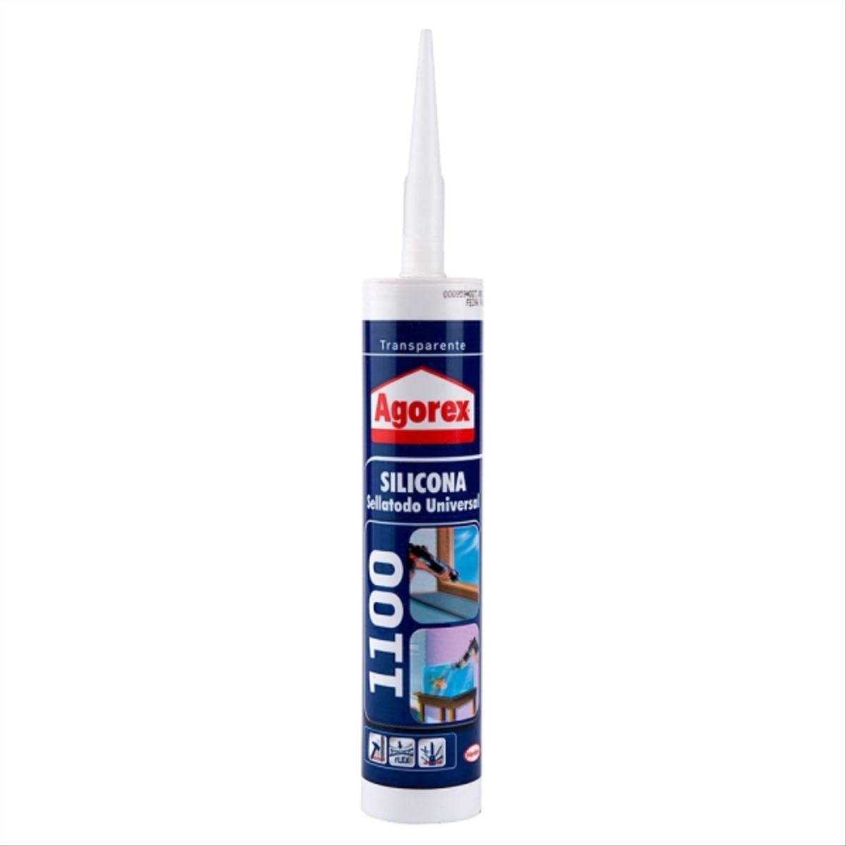 AGOREX - Silicona universal 1100 transparente 300 ml