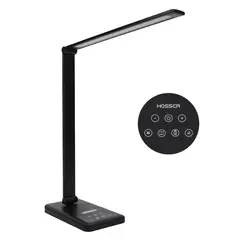 HOSSER - Lampara Inteligente Led Touch 3 Tonos Escritorio Luz Lectura