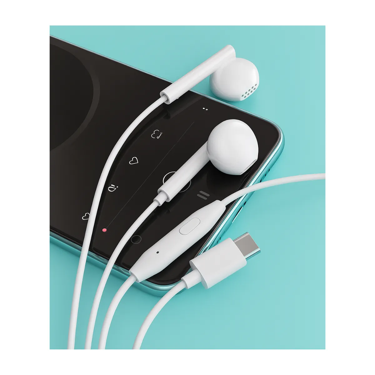 GENERICO - Audifonos Con Cable Usb-c Para IPhone y Android