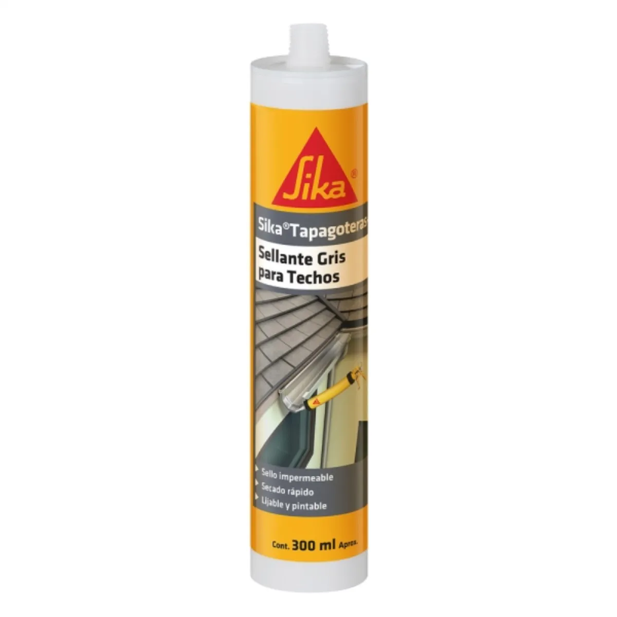 SIKA - Sellante Tapagoteras gris 300 ml