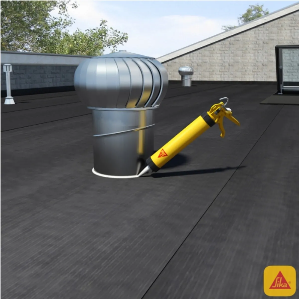 SIKA - Sellante Tapagoteras gris 300 ml