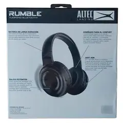 ALTEC LANSING - Audífonos Bluetooth Altec Rumble, 10 Horas, Asistente De Voz Negro