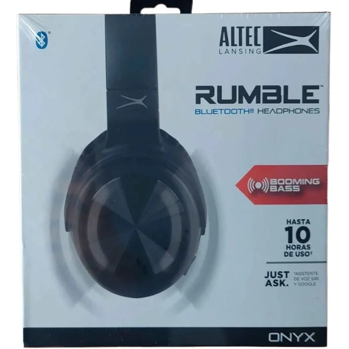 ALTEC LANSING - Audífonos Bluetooth Altec Rumble, 10 Horas, Asistente De Voz Negro