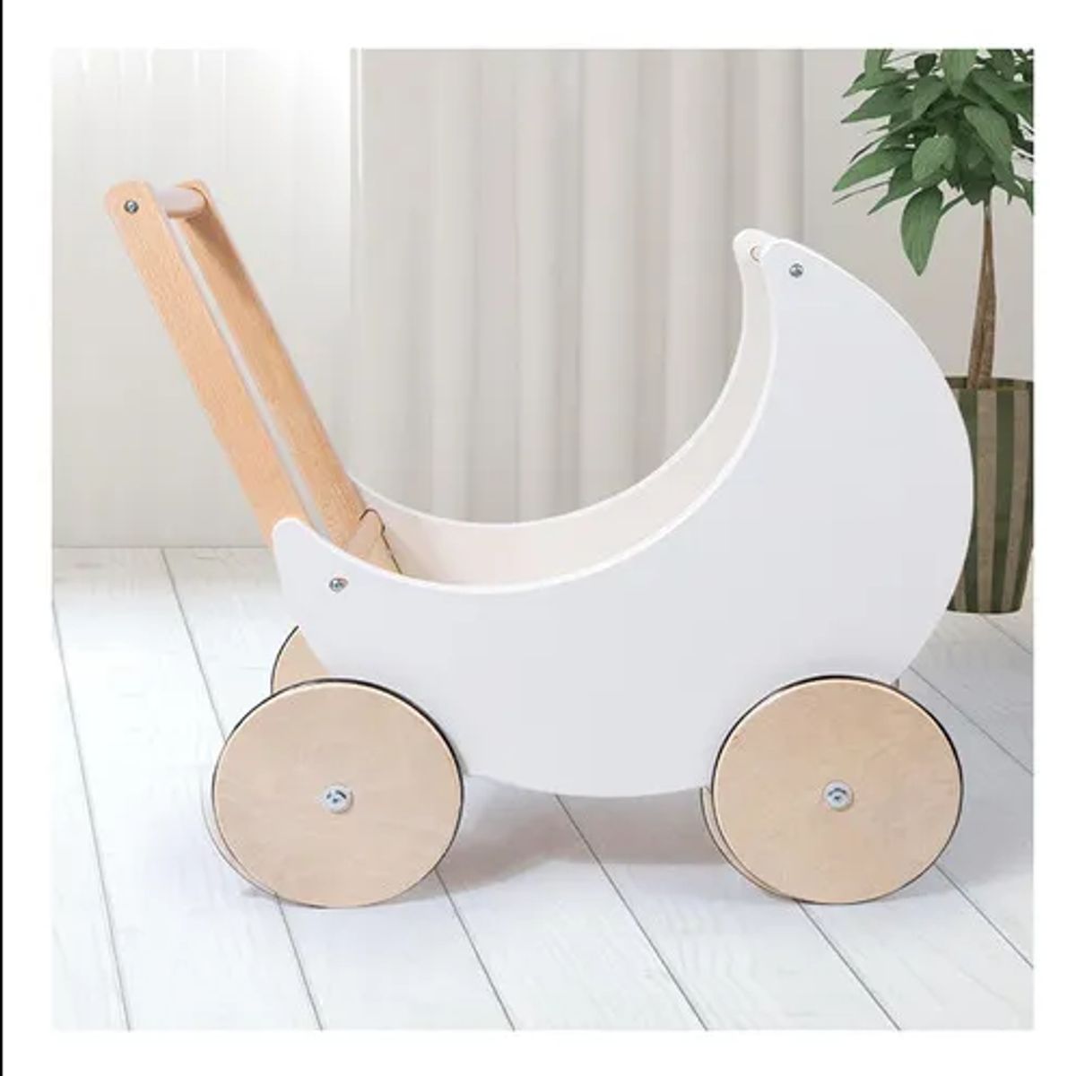 JUGUETERIA ESTELAR - Coche de Madera Forma de Luna