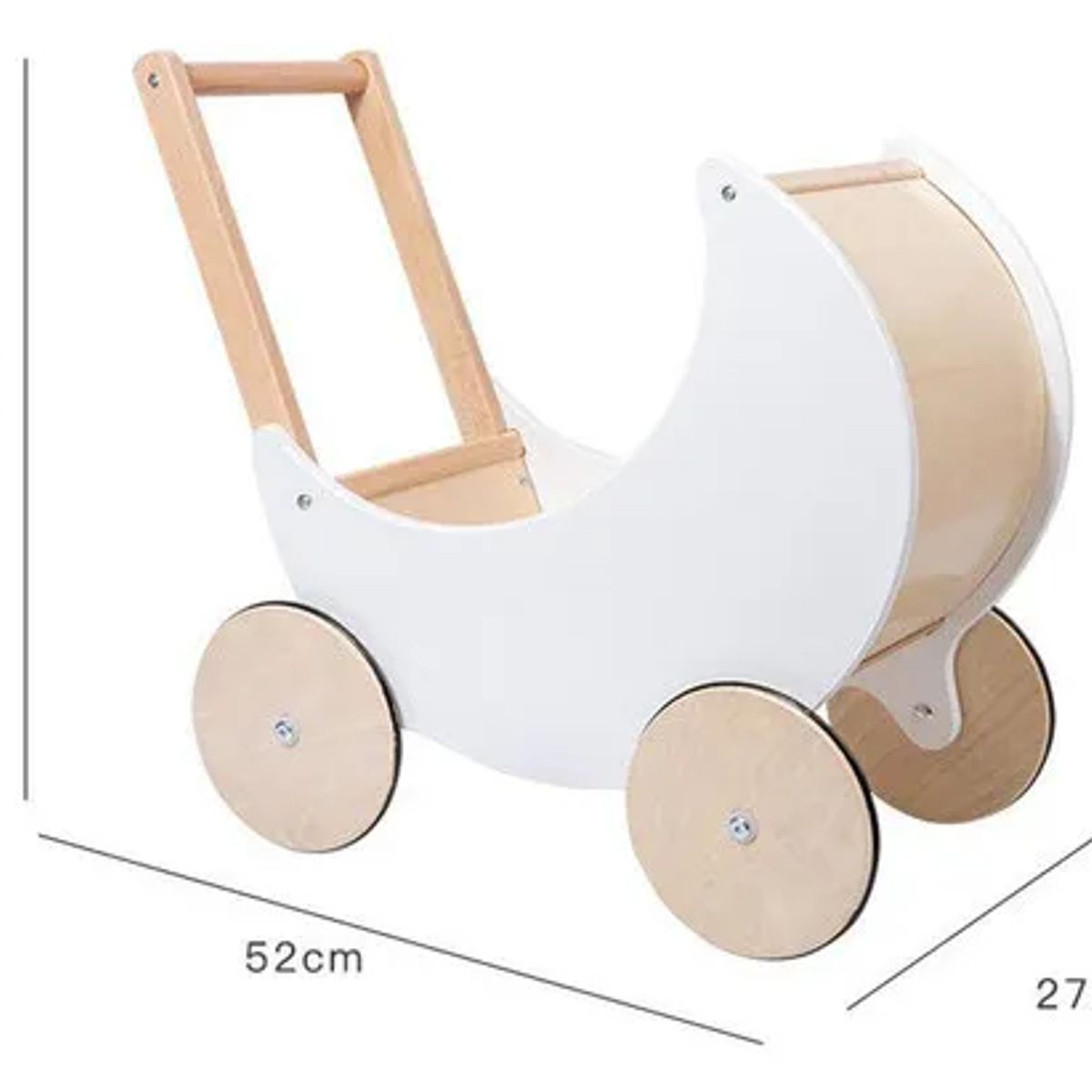 JUGUETERIA ESTELAR - Coche de Madera Forma de Luna