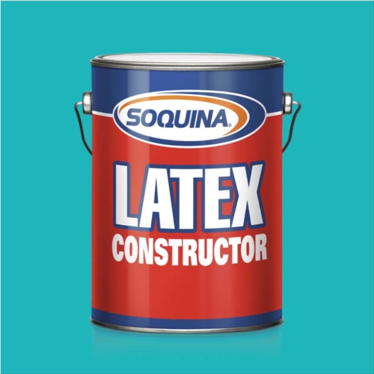Látex Constructor Turquesa 1 gal, marca SOQUINA - Foto 2
