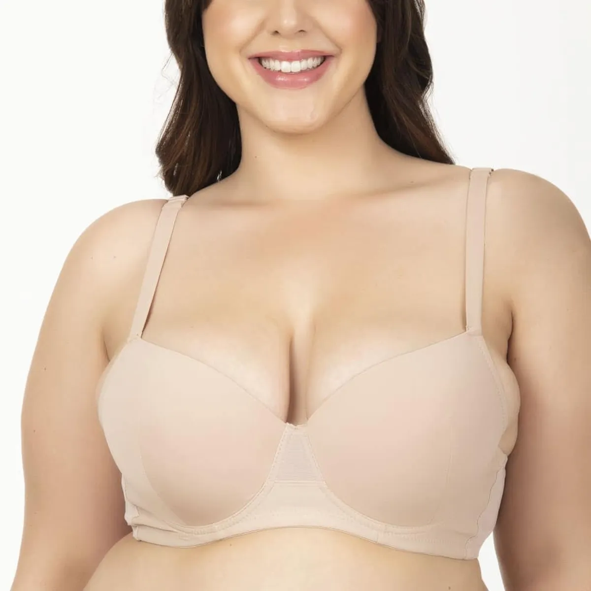 LADY GENNY - Sostén De Microfibra Y Powernet Con Soft