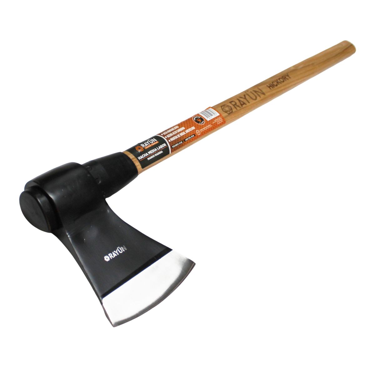 RAYUN - HACHA MEDIA LABOR 4,5 LBS MANGO MADERA RAYUN
