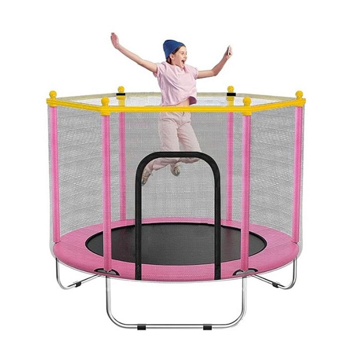 GENERICO - CAMA ELASTICA TRAMPOLIN SALTARINA  ROSADA