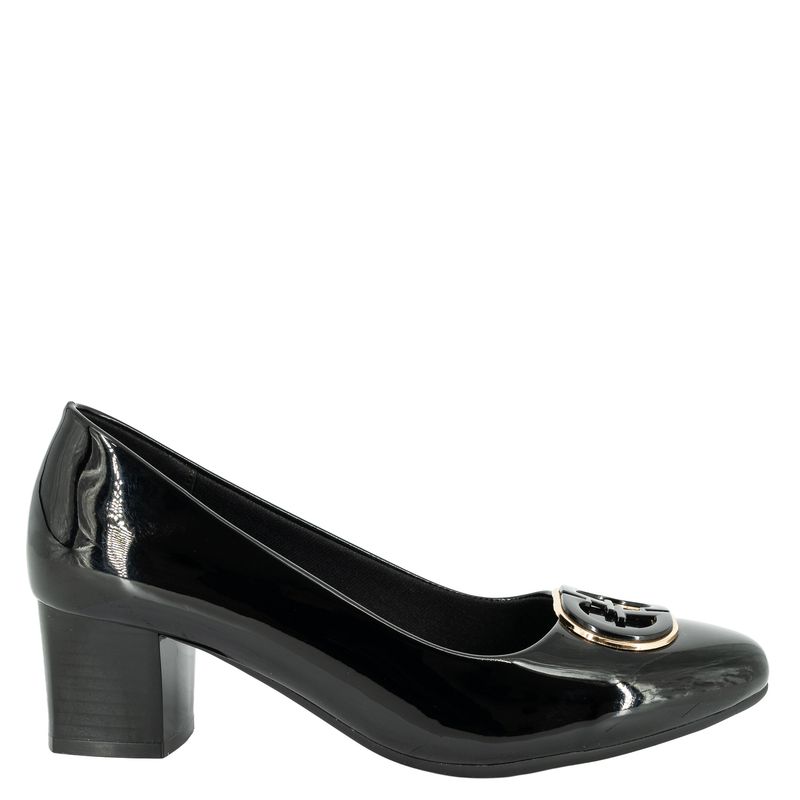 ALQUIMIA - Zapato Formal Mujer Negro Charol Zabal Alquimia