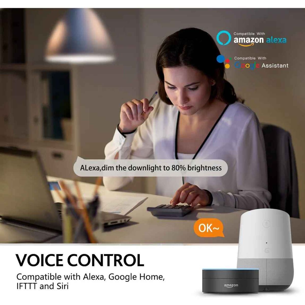 GENERICO - Ampolleta Inteligente Led Wifi Bluetooth App Rgb 9w