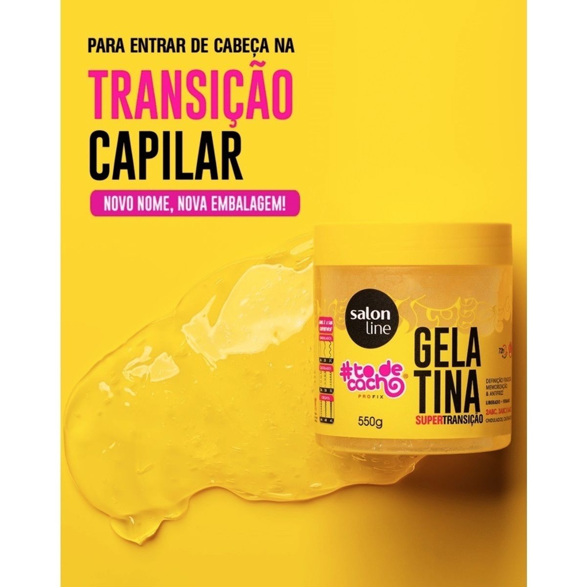 SALON LINE - TO DE CACHO GEL SUPER TRANSICION 550G SALON LINE
