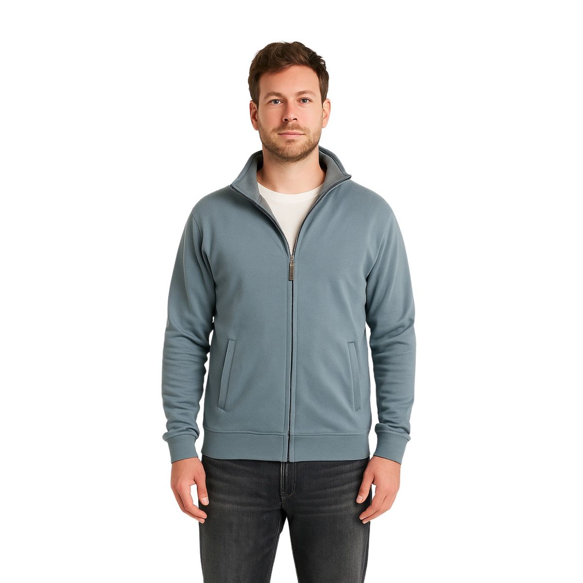 LENGA - Polerón Hombre Bollén Sustentable Con Cuello Lenga ®