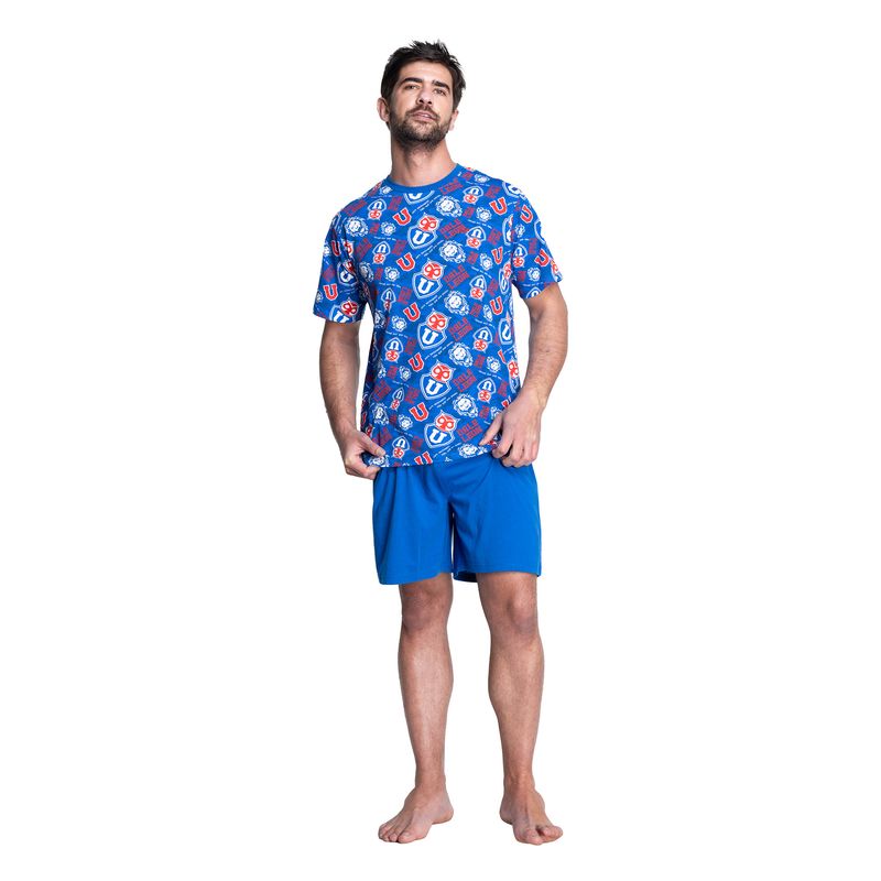TOP - Pijama Algodón Hombre Verano Universidad de Chile C1 Top