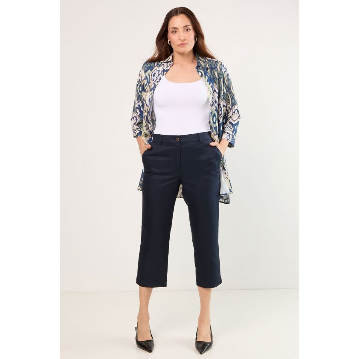 MA GRIFFE - Pantalon Mujer Azul Magriffe