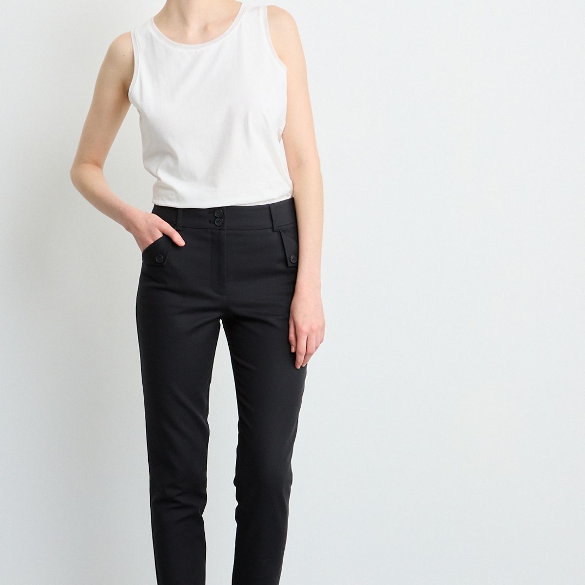 IO - Pantalon Mujer Negro Io
