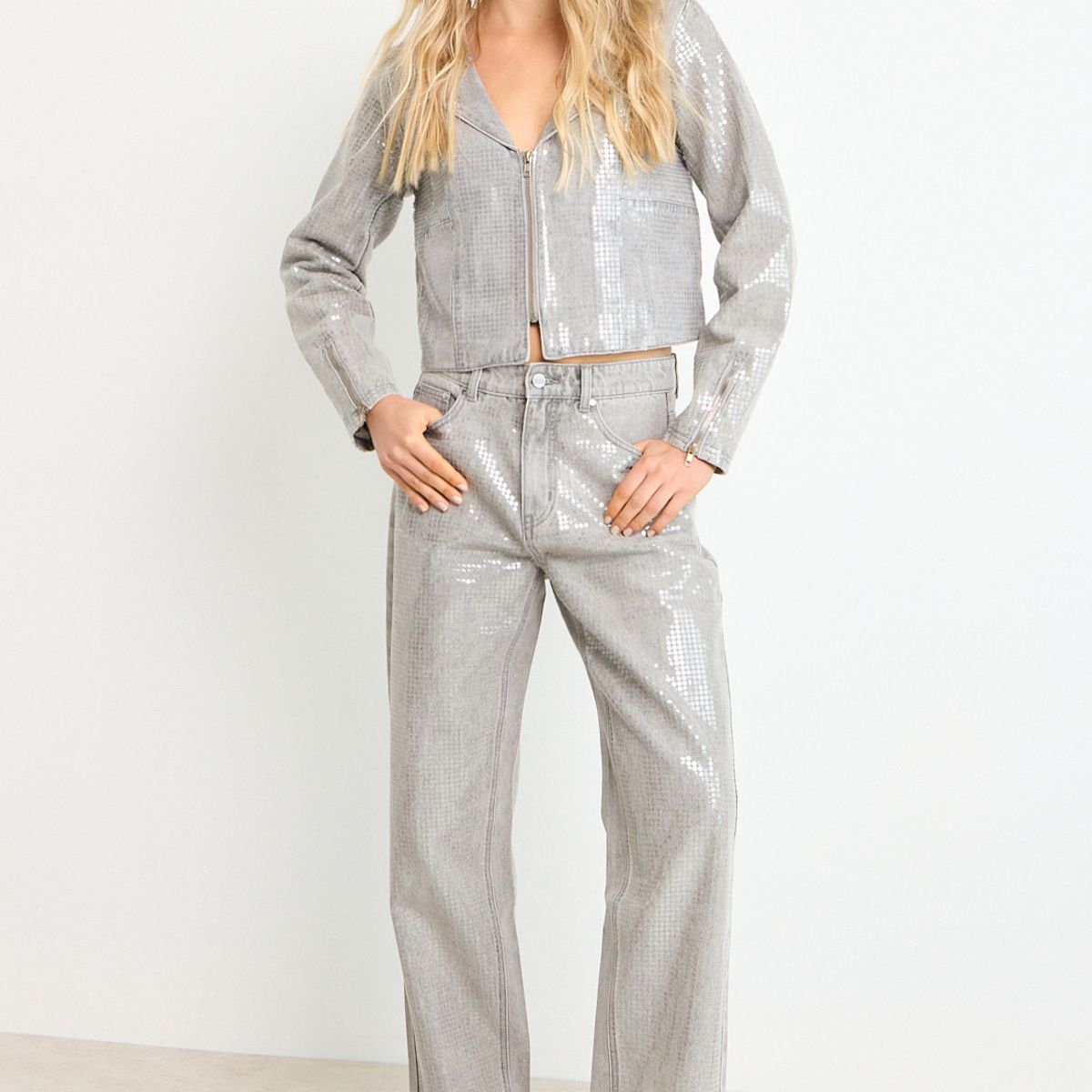 ASH - Jeans Mujer Gris Ash