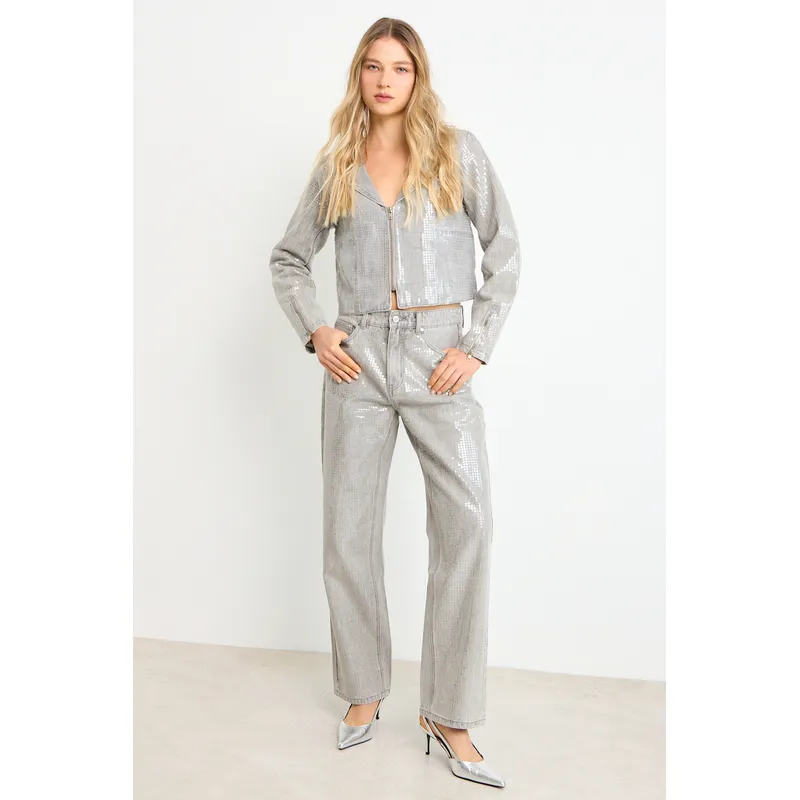 ASH - Jeans Mujer Gris Ash
