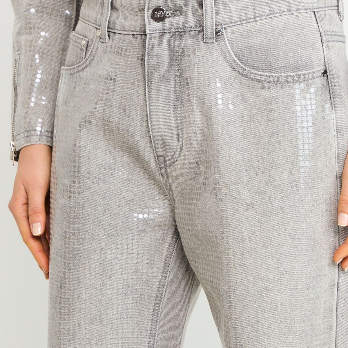 ASH - Jeans Mujer Gris Ash