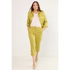MA GRIFFE - Pantalon Mujer Verde Magriffe