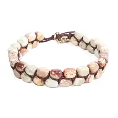 GINO RODINIS - BRAZALETE UNISEX B501 - Beige