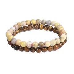 GINO RODINIS - BRAZALETE UNISEX B508 - MarrónBeige